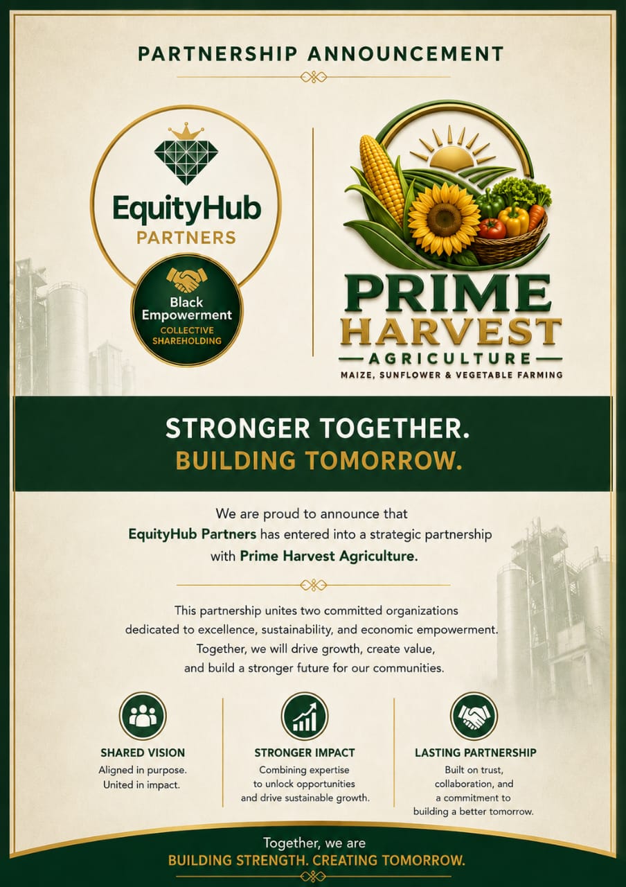 Partnership Announcement — EquityHub Partners and Prime Harvest Agriculture